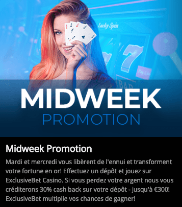MidWeek promotion exclusivebet